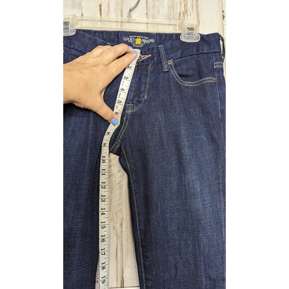 Lucky Sweet Jean Bootcut Jeans Women's 2/ 0 Dark Wash Boho Western Disco - Picture 14 of 14